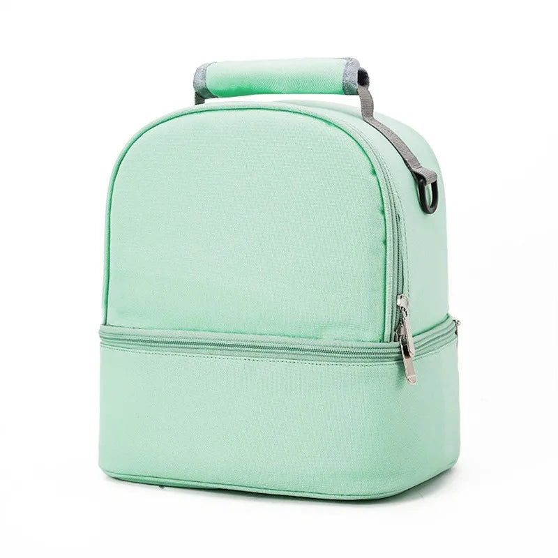 Fashion Mommy Bag – Insulated, Large Capacity, Portable for Travel & Picnic