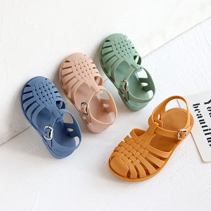 Baby Gladiator Sandals – Breathable Hollow-Out Summer Shoes