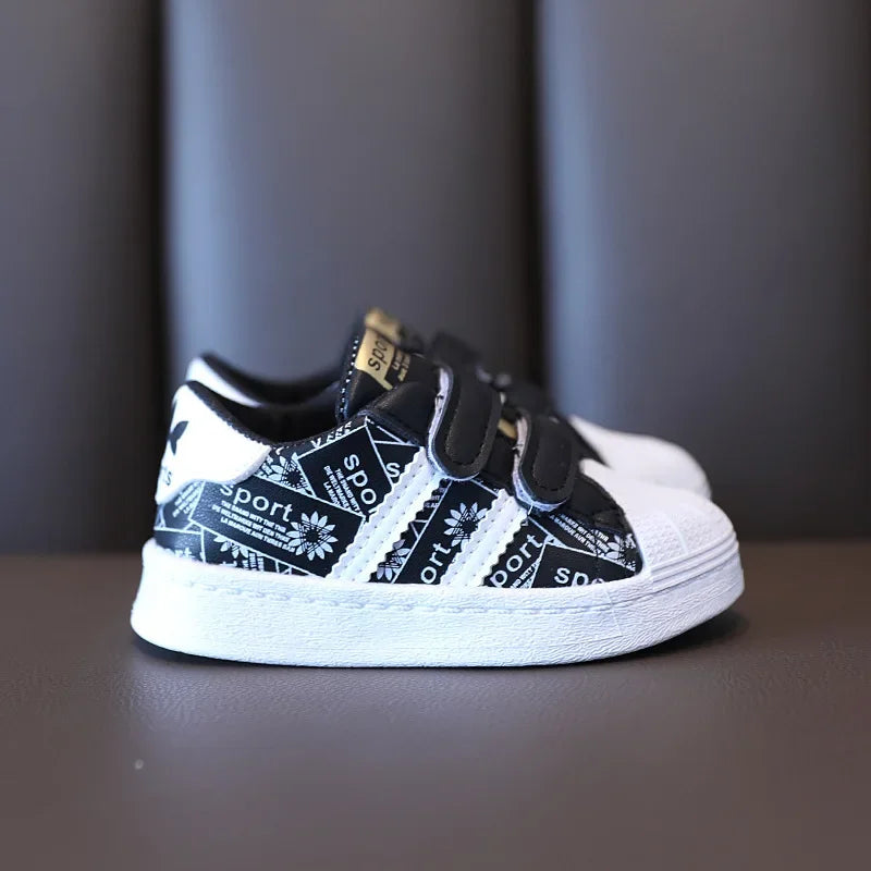 Kids’ Anti-Slip Sneakers – Soft Rubber Casual Shoes (21–30)