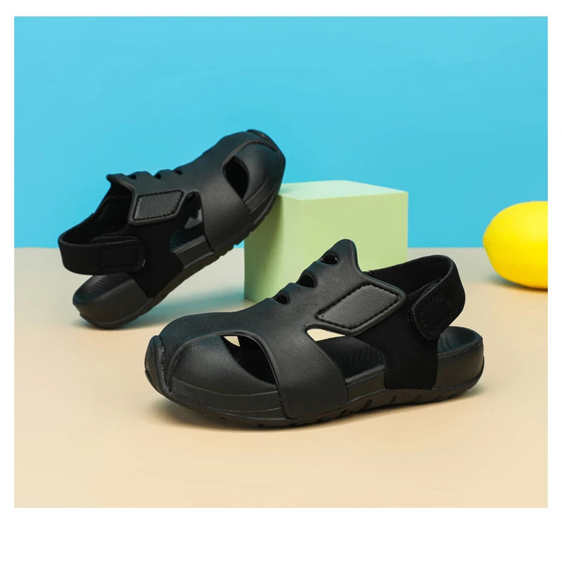 Kids’ Summer Sandals – Candy Color, Breathable Mesh Shoes