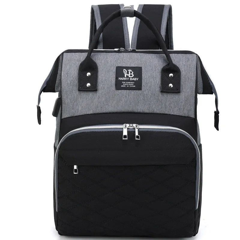 Maternity Diaper Backpack with USB Charging Port