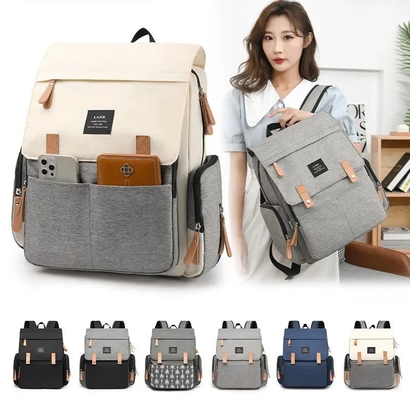 Travel Backpack for Moms – Large Capacity Waterproof Diaper & Baby Stroller Bag