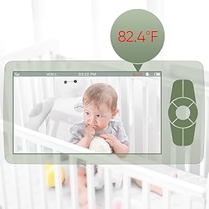 5" Baby Monitor – 1000ft Range, Audio & Video